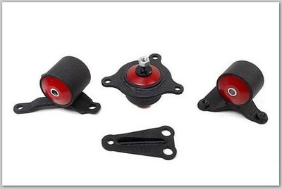 Innovative Mounts 90650-75A Black Steel Engine Mounts for 2002-2005 Honda Civic