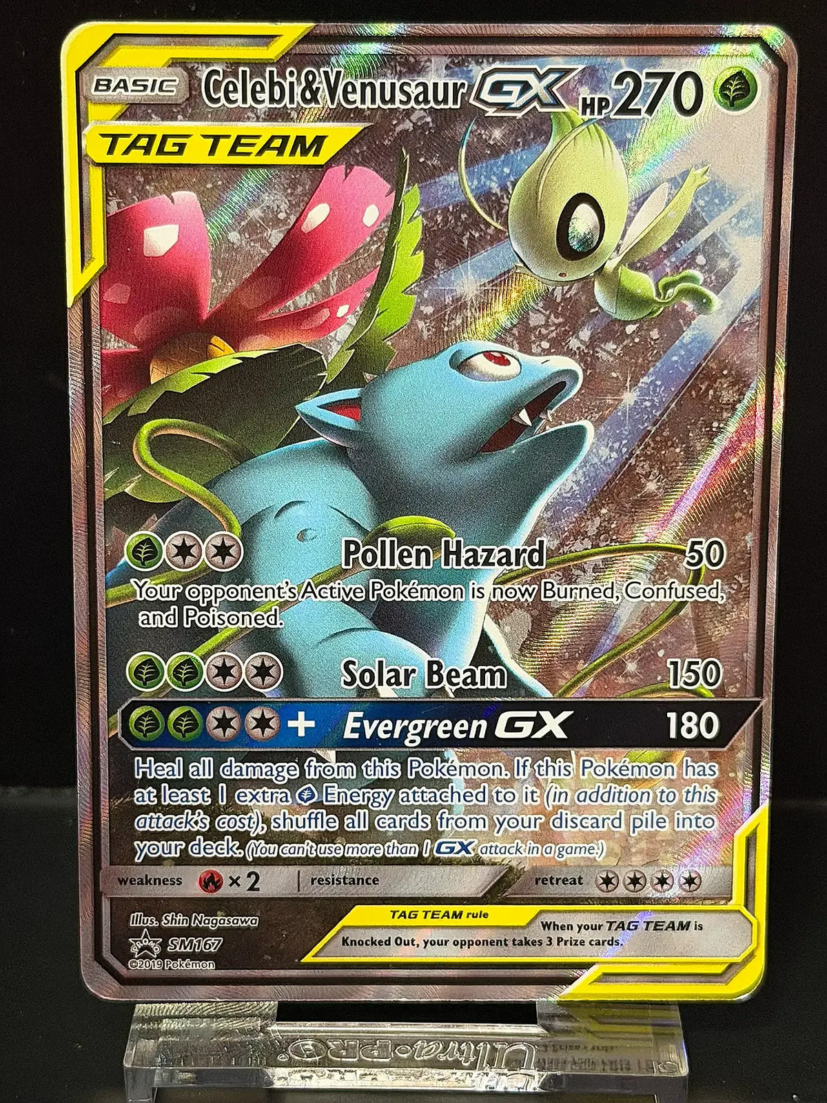 Celebi & Venusaur GX - SM167 Holo SM Promos MP