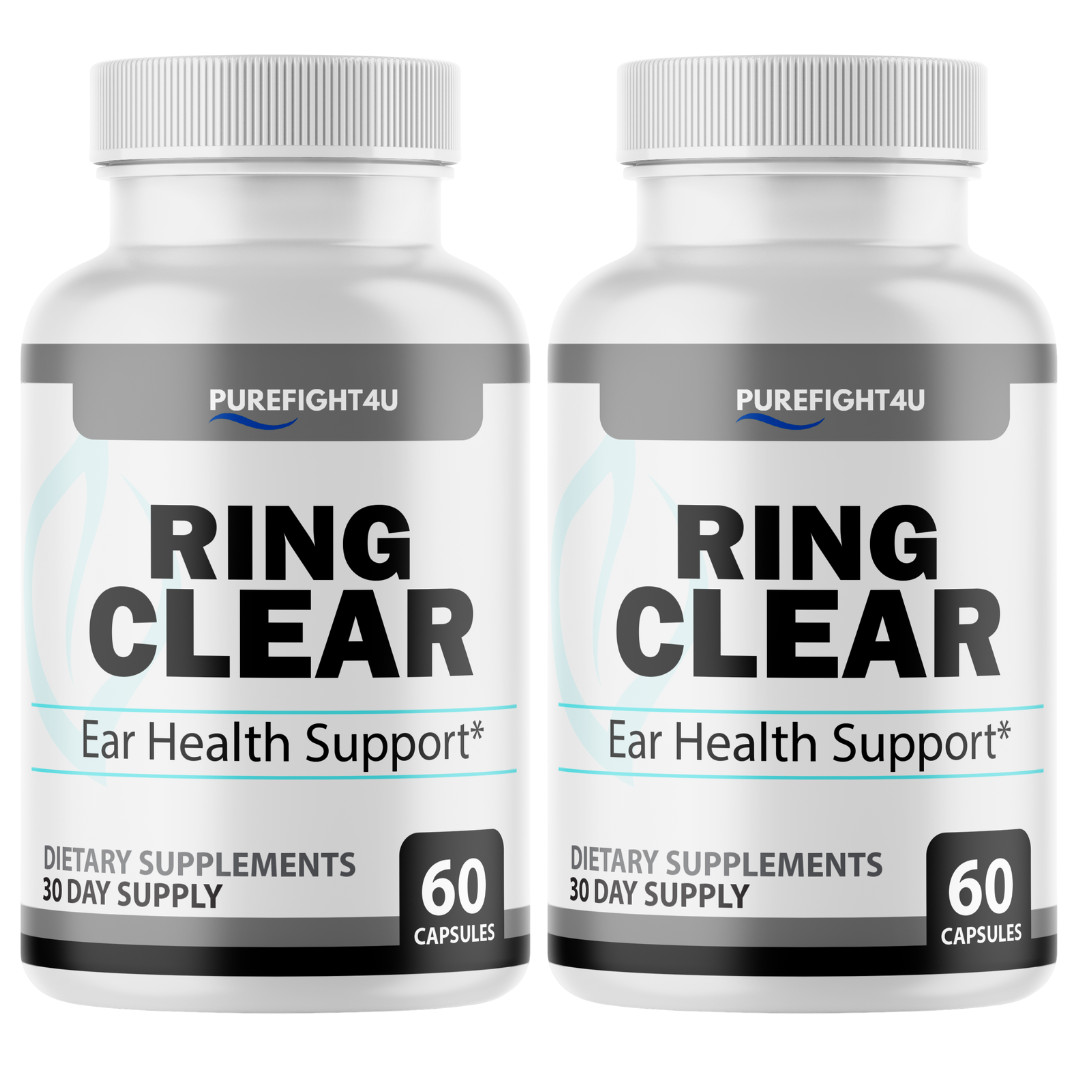 Ring Clear Supplement Ear Health Support & Tinnitus Relief - 2 Bottles
