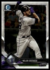 Nolan Arenado 2018 Bowman Chrome #70 Colorado Rockies FREE SHIPPING AutographDen