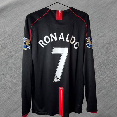 #ad #ad Manchester United 2007 2008 Away Long Sleeve Jersey Cristiano Ronaldo #7 $69.46