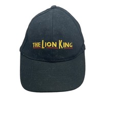 Disneys The Lion King Hat Adult One Size Black Spellout