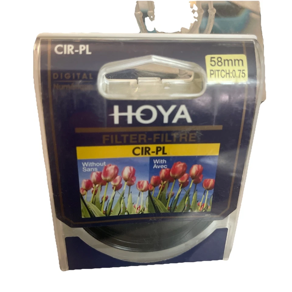 Genuine HOYA 58mm Circular Polarizer Filter CIR-PL CPL 58 mm Polarize - Image 2 of 4