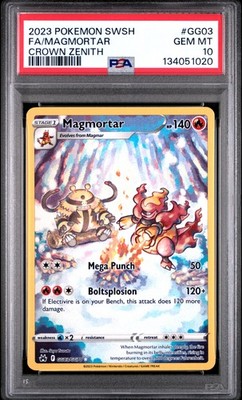 PSA 10 Magmortar #GG03 2023 Pokemon Crown Zenith 134051020 | eBay