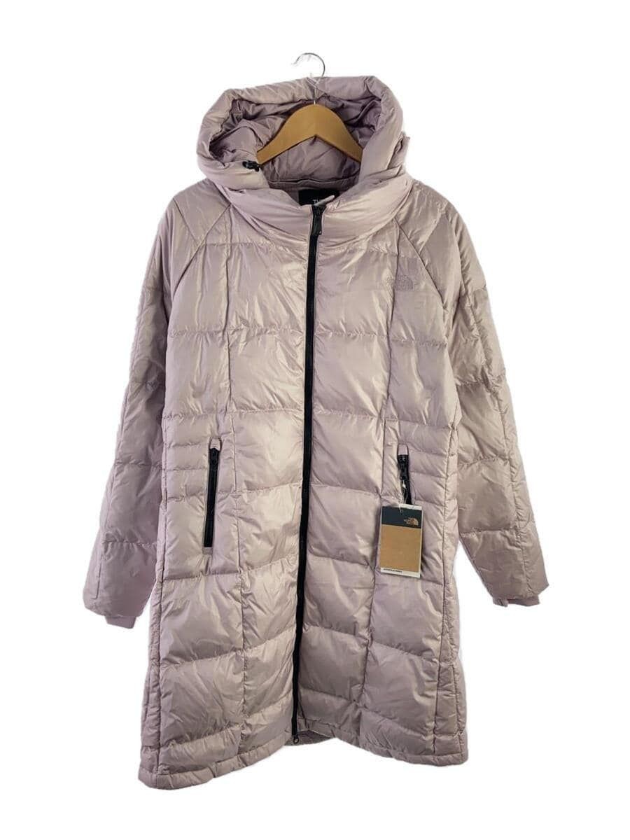 THE NORTH FACE long down jacket L polyester Purple plain w
