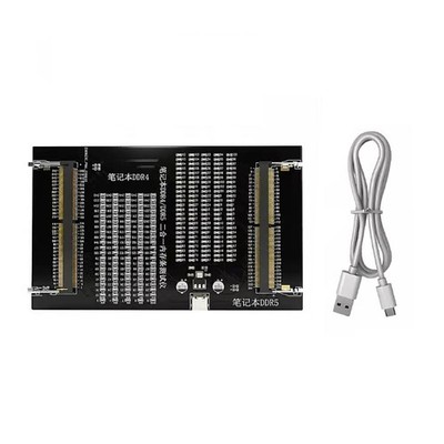 High Accuracy DDR4 DDR5 Memory Tester For Laptop Memory Modules Black Color