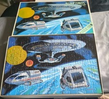 Star Trek Jigsaw Puzzle 100 Pieces Next Generation Vintage 1993 Complete 