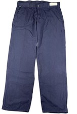 Carhartt FR Pants Mens 38x34 Navy Flame Resistant Work Utility GlenGuard