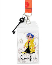 Coraline Button Eyes Key Lanyard