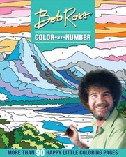 Bob Ross Color-by-Number - Flexibound By Editors of Thunder Bay Press - GOOD