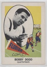 1961 Nu-Cards Football Stars Bobby Dodd #130 0l4h
