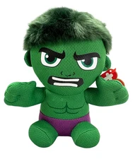 Ty Beanie Baby - Hulk the Superhero, MWMT Stuffed Animal Toy