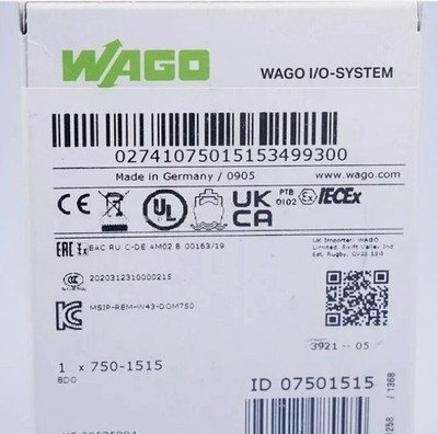 New In Box WAGO 750-1515 PLC Module 750-1515 750-1515