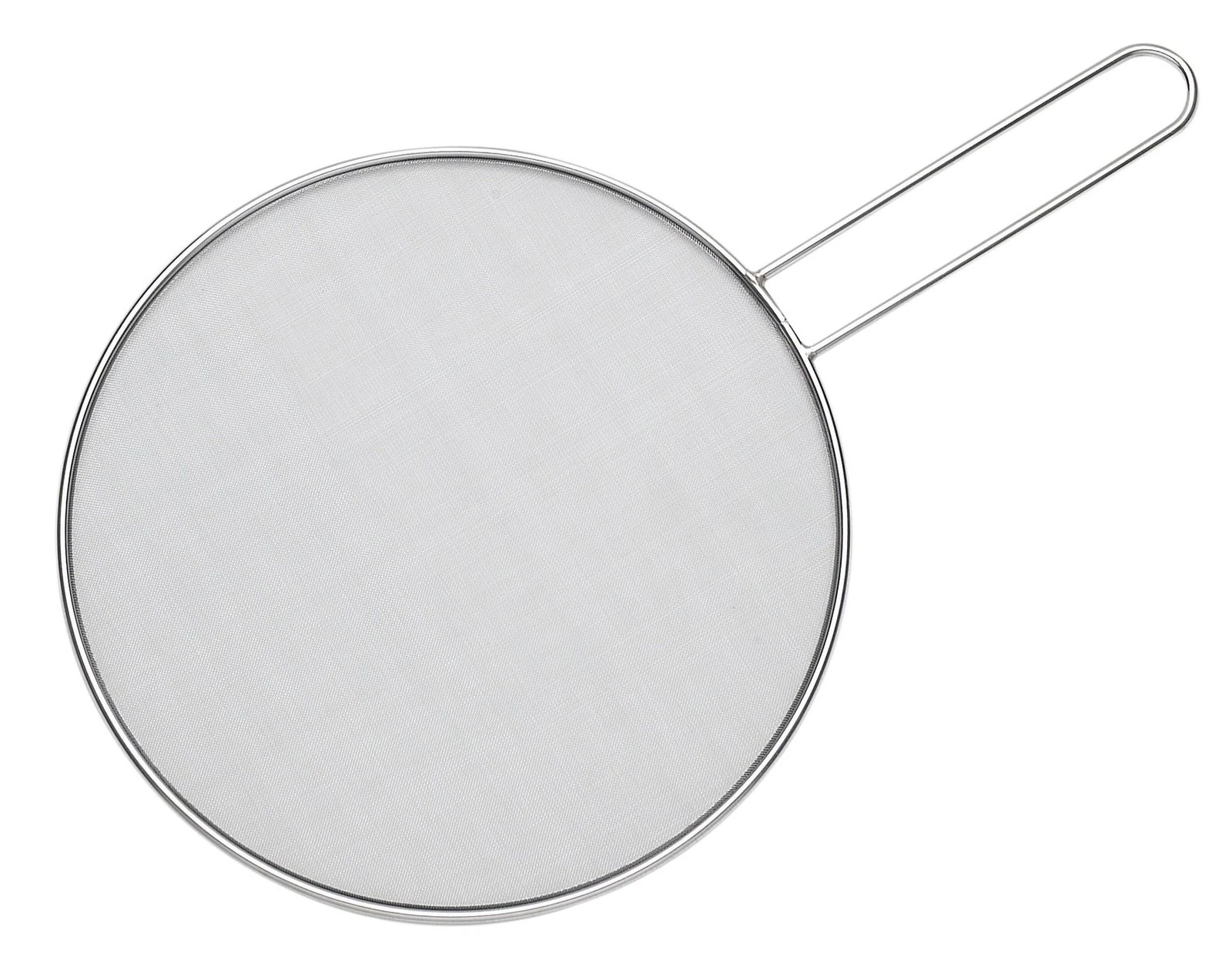 HIC Kitchen Splatter Screen, 18/8 Stainless Steel with Fine Mesh, 9-Inch, Fit...
