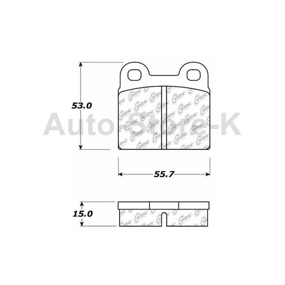 Juego de rotores de freno traseros + pastillas de freno para 1981 - 1984 1985 1986 Alfa Romeo GTV-6 Foto 3 de 4