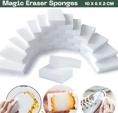 48 Stück Dicke Melamin Schaum Schwamm Magic Radierer Schmutz Reinigungsschwämme 10x6x2c