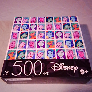 Cardinal Disney Princess 500pc Cardboard Interlocking Jigsaw Puzzle Ages 9+