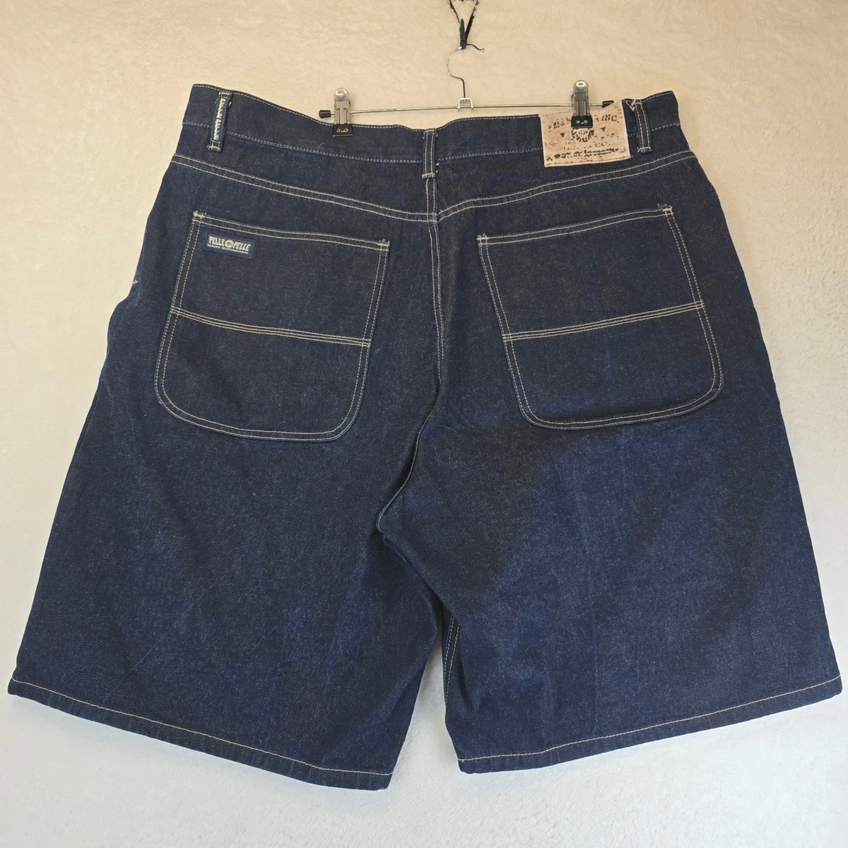 Pelle Pelle Blue Denim Shorts for Men for sale | eBay