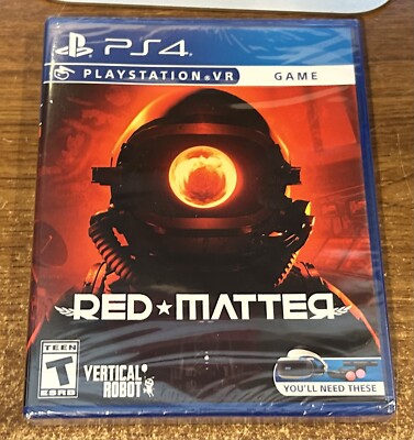 PLAYSTATION 4 VR - RED MATTER Game COMPLETE New SEALED Loose Disc PS4