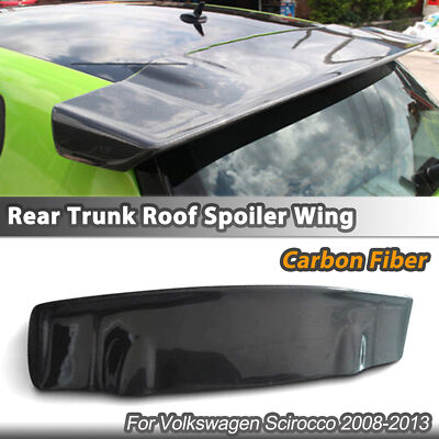 Carbon Fiber Rear Roof Spoiler Boot Wing For VW Volkswagen Scirocco 2008-2013 US
