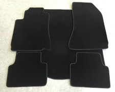 Fußmatten Kofferraum Set für Alfa Romeo 159 Sportwagon schwarz 5teilig Velours