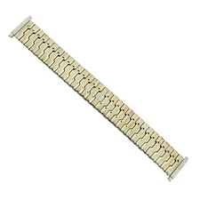 Expansion Watch Band Stretch Stainless Steel TT Spring Ends Mens16mm -22mm