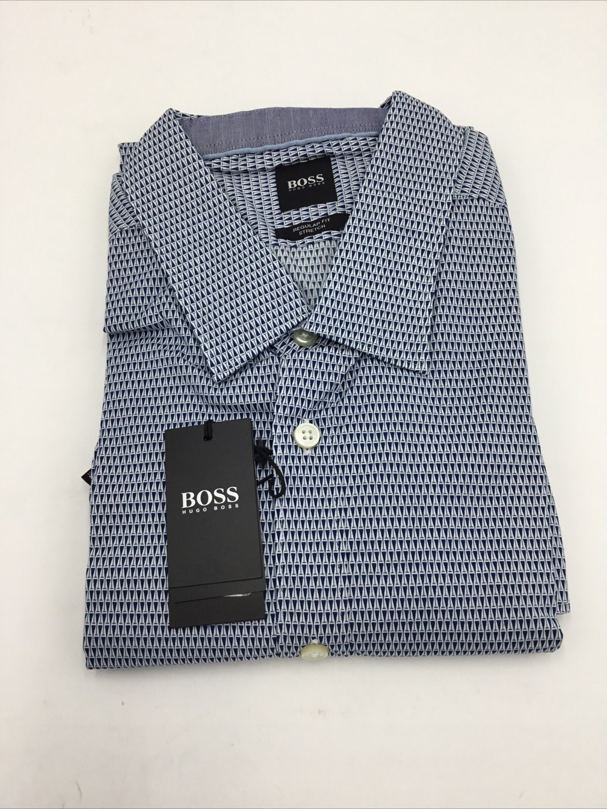 Футболка с графикой HugoBoss с длинным рукавом темно-синего цвета, размер XXL