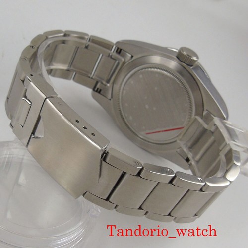 41mm CORGUET Black Dial Sapphire Miyota 8215 NH35A ST Automatic Mens Watch 10ATM - Picture 5 of 15