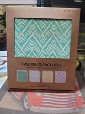 Swedish Dishcloths 12 Pack - Perfect Combo Of Sponge  Cloth Assorted Pattern