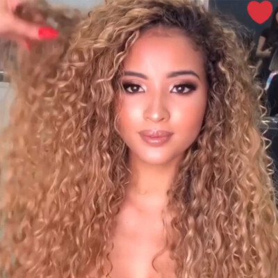 Perücke lockig Langhaarperücke Brazilian Fancy Cosplay Damen Afro lockig versaut voll