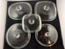 5 Vintage Pyrex Replacement Lids / Covers