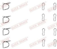 Original Quick Brake ZubehöRsatz Scheibenbremsbelag 109-0939 FüR CitroëN Lancia