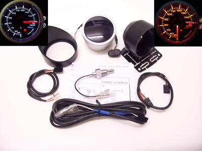 RSR Öltemperatur Anzeige + ALARM 52mm Stepper Smoke Geber Messer 1,8T VR6 Turbo