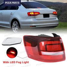 Left Driver Outer Side Tail Light For 2015-2018 Volkswagen Jetta Rear Brake Lamp