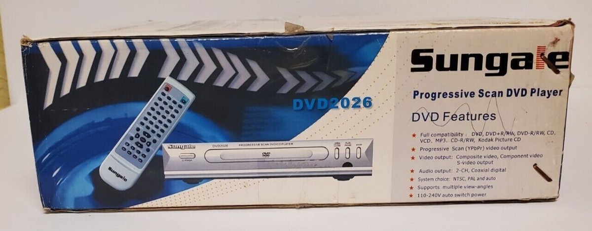 Sungale Progressive Scan DVD Player DVD 2026 New Original Box Not