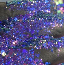 Purple Haze Mixed Chunky Glitter Metal Flake Tumbler Nail Crafts Paint Epoxy