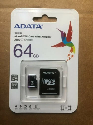 ADATA Micro sd card 64GB 128GB 256GB  TF Class 10 Memory phones camera universal - Image 2 of 4