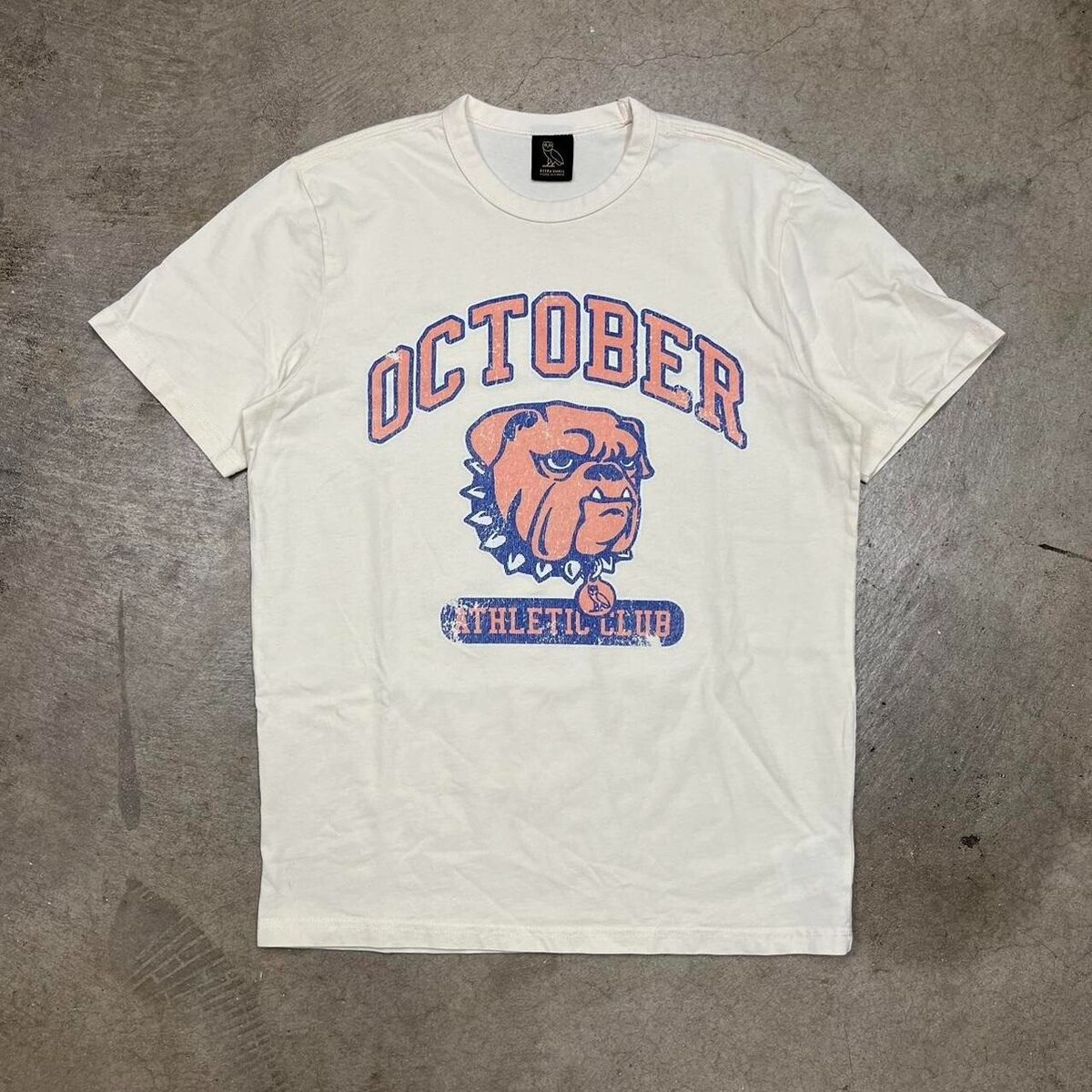 OCTOBER'S VERY OWN Tシャツ OVO OVO T-shirt Athletic Club Bulldog XS Octobers Very Own drake