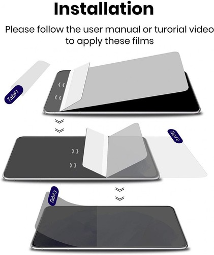 FÜR Samsung Galaxy S22 ULTRA PRIVATSPHÄRE BILDSCHIRMSCHUTZ TPU FILM (FINGERABDRUCK HÜLLE - Bild 4 von 6