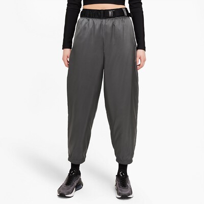 $100 Nike Women s Sportswear Tech Pack Woven Pants, Black Sz Medium NWT  AUTH