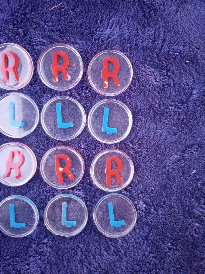 Marcadores de rayos X rojos y azules ¡10 juegos listos para enviar! Foto 3 de 4