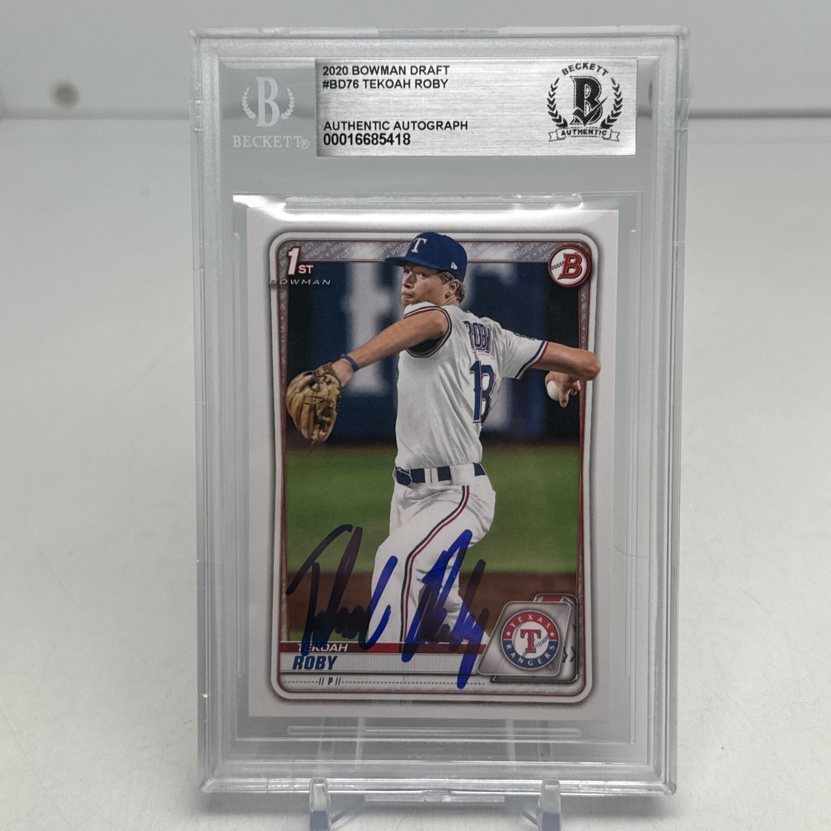 Robby取引 2020 Bowman Draft - Chrome Tekoah Roby #BD-76 (RC) for sale online