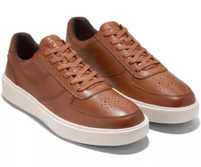 COLE HAAN “GRAND CROSSCOURT” Sneakers Size 12 C38994 BRITISH TAN