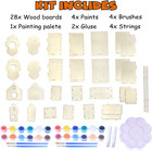 4 Pack Bird House Crafts for Kids Ages 5-8 8-12, Buildable Diy Birdhouse Kit .