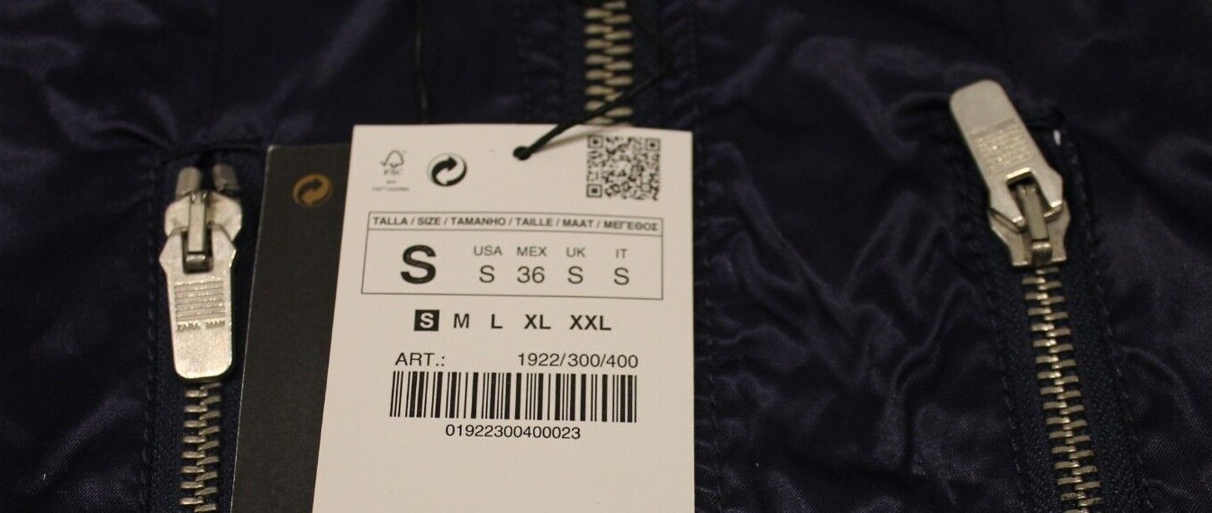 ZARA MAN BLUE BOMBER JACKET | S | 1922/300 | SOLD OUT! LAST UNIT! BRAND NEW! image 6