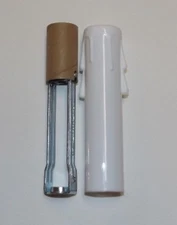 4" TALL KEYLESS CANDELABRA SOCKET WITH WHITE CANDLE COVER WITH DRIPS 307096J