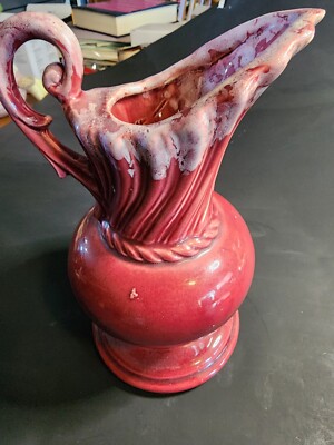 Haeger Pottery Pink Pitcher-1940's