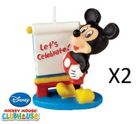Wilton Mickey Mouse Clubhouse Candle Birthday Cake Cupcake Celebration (2-pack) on sale Wilton Mickey Mouse Clubhouse Candle Birthday Cake Cupcake Celebration (2-pack) on sale
