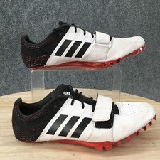 Adidas Shoes Mens 8 Adizero Accelerator Spikes Field Track B37481 Black White
