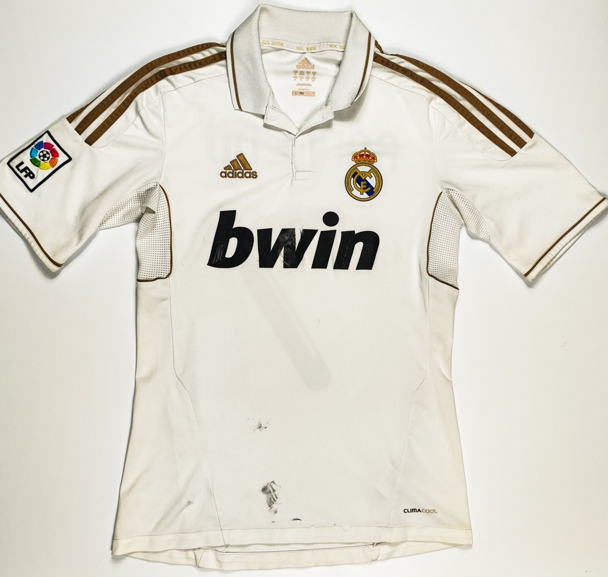 Ronaldo #7 Real Madrid 2011 2012 Adidas Home Shirt Kit Bwin